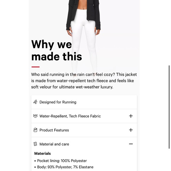 Lulu Lemon Furry Fleece Jacket Sold Out Online - Picture 3 of 6